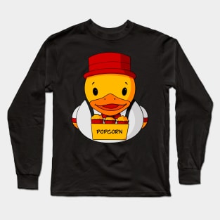 Circus Popcorn Vendor Rubber Duck Long Sleeve T-Shirt